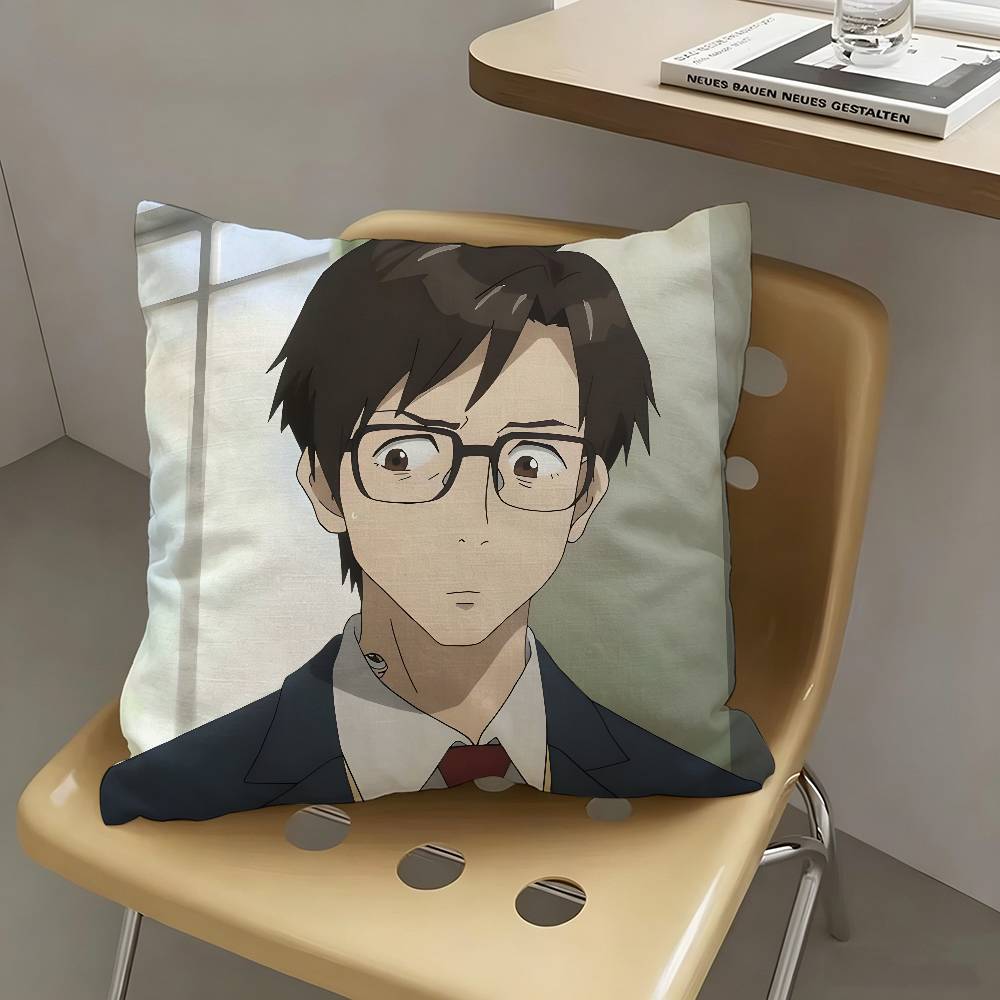 1pc Hisami Touji Terror In Resonance Pillow Case Fashion Square Pillowcase Bedroom Sofa Room Ins Decoration Leisure