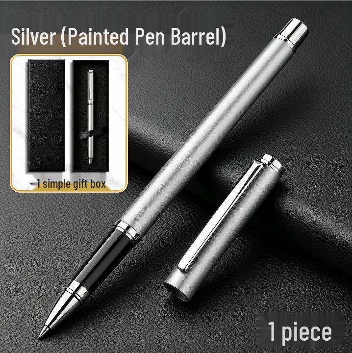 Pix cu gel de semnătură high-end pentru afaceri: Stilou Elegant din Metal cu Logo și Inscripții Personalizate pentru Bărbați și Femei