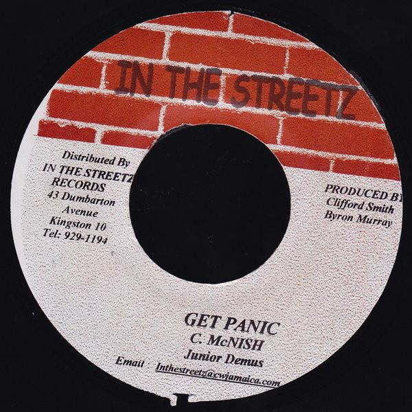 

7inch Record JUNIOR DEMUS - Get Panic NONE In The Streetz 1999 Jamaica Reggae, Ska & Dub Used