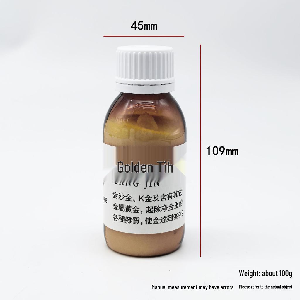 High-Purity Refining Powder for Gold/Platinum: Removes Silver & Copper Impurities, 99% Efficient for Metalworking