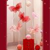 Large Simulation 3D Wedding Decoration 50cm Big Size Simulation Butterfly Decoration  Wedding Room