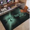 Personalized Crystal Velvet Carpet Hibernian FC Pattern Non Slip Floor Rug