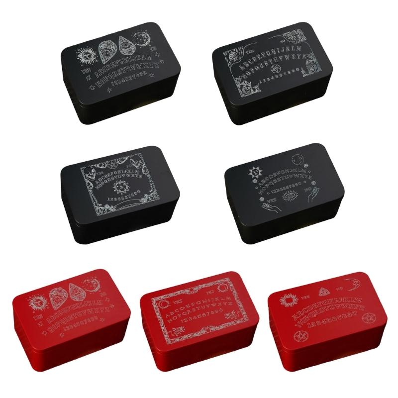 Iron Tarots Cards Storage Case Tarots Cards Box Astrologys Divinations Storage Case