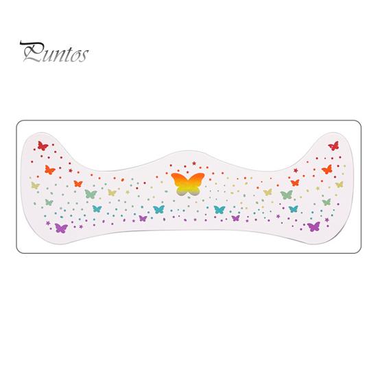 Holiday Tattoo Stickers Waterproof Freckle Tattoos Stickers, USA Flag Face for Independence Safe Skin Decals Day, Patriotic Temporary Body Art