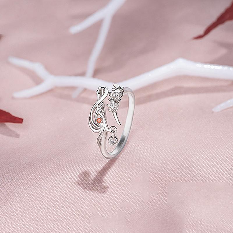 Anime Tian Guan Ci Fu Ring Himmel Offizielle Segen Hua Cheng Xie Lian Einstellbare Unisex Paar Ringe Schmuck Zubehör geschenk