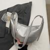 Retro soft leather dumpling bag women's shoulder messenger bag