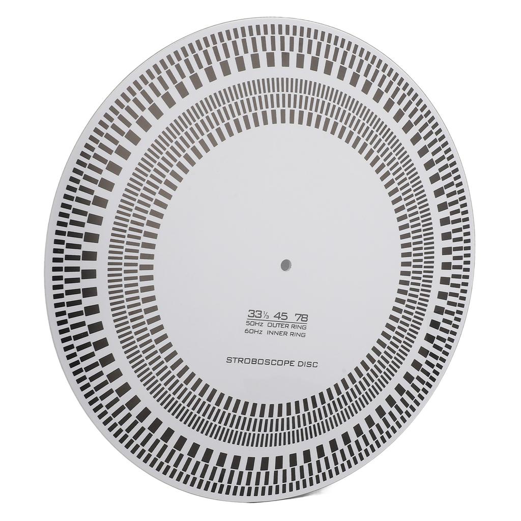 Record Player Speed Disk 297mm Diameter 3mm Thickness Adjustable Turntables Calibration Disc