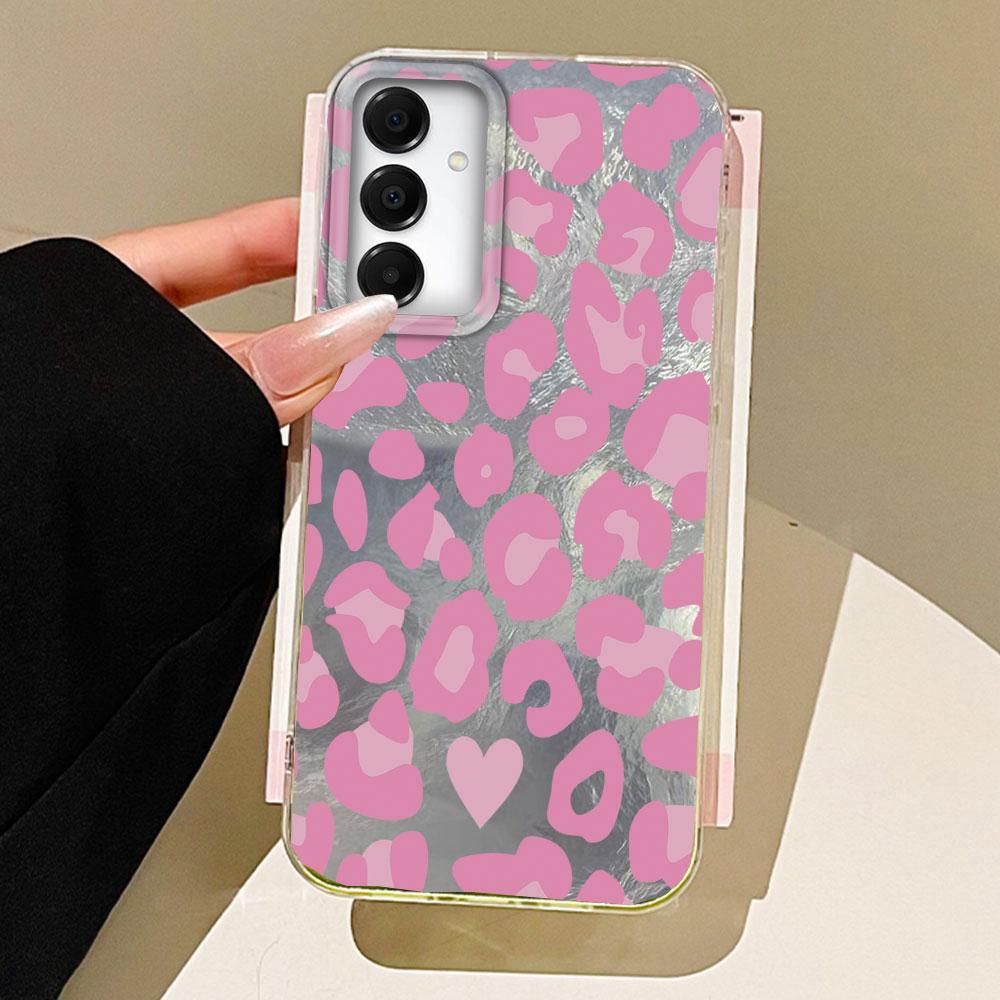 Retro Leopard Vortex Pattern Phone Case for Samsung Galaxy A16 A55 A07 A17 A56 A36 A26 A53 A06 A14 A24 A34 A54 A15 A12 Cover