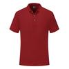 HBT 609  200G cotton pique secondary collar lapel polo shirt