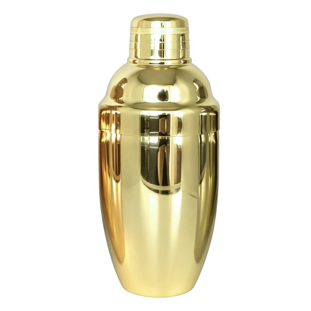 Stainless Steel Cocktail Shaker Polished Electroplated Finish Bartender Kit Drink Shaker Home