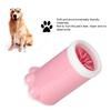 Cute Pet Cat Dog Dirty Paw Cleaning Cup Silicone Non Slip Cleaning Tool Grooming Cup(Pink )