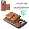 Detachable for Magsafe Magnetic Wallet with Card Holder Phone Case for IPhone 16E 16 Pro Max 15 14 Plus 13 12 Leather Cover