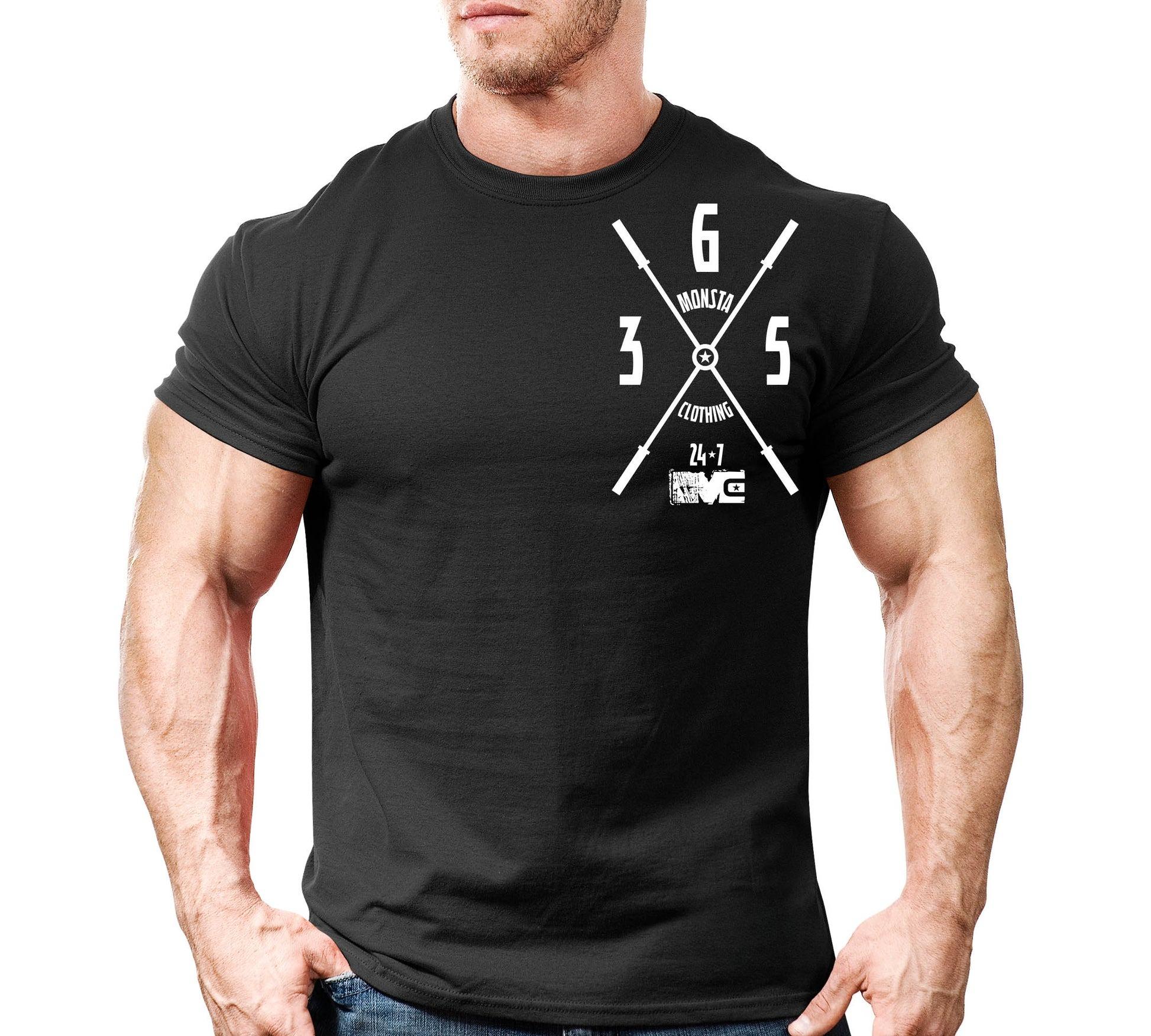 

Fitness Training Logo Gray Sports Trend Casual Tshirt Mens and Womens Luxury Brand Top M