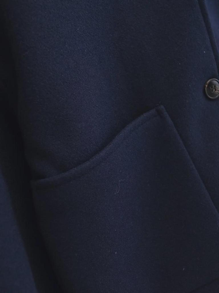 2024 Autumn/Winter European & American Women's Loose Woolen Coat