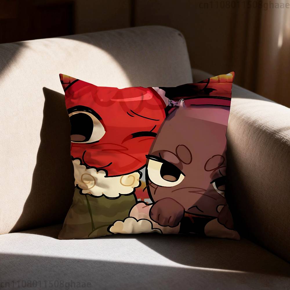 DDandys World Bobette and Coal Pillow Case Pillow Case Living Room Sofa Cushion Cover Suitable For Home Bedroom Room Decoration