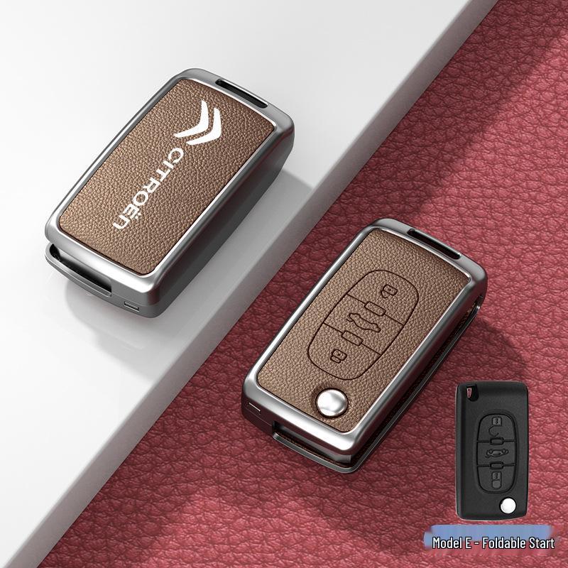 Car Key Cover & Buckle for Citroen C3XR, C4L, Tianyi, C5, C4 Sega, Elysee, C6 Models