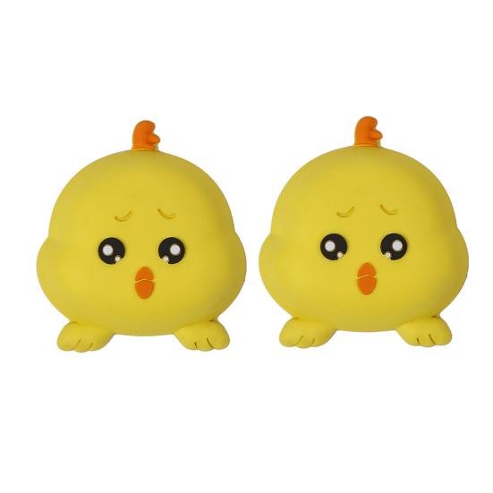 2Pcs Cartoon Door Stopper Wall Protector Quiet Shock Absorbing Door Stops Wall Shield Cushion Soft Adhesive Wall Bumper Guard for Door Handle Knob
