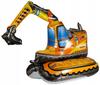 Folienballon Fahrzeug Bagger 3D Baustelle Maschine Geburtstag Party 91X113Cm