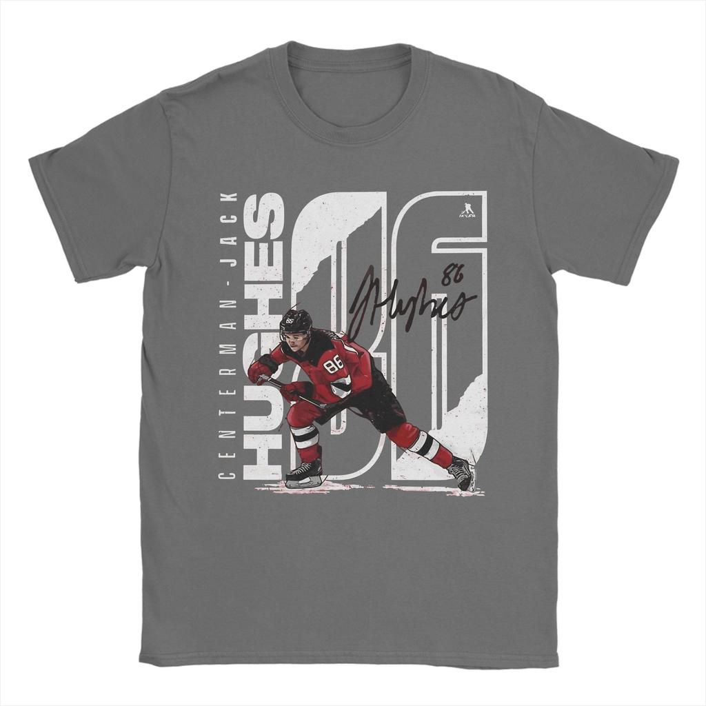 Jack Hughes Smile USA Hockey Golden Goal Tee Shirt for Unisex Women Graphic Printed T Shirts Cotton Clothing