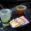 Car Cup Holder Tray 4-in-1 Car Swivel Tray Adjustable Travel Food Table Tray Multifunctional Car Holder Expander 360-degree