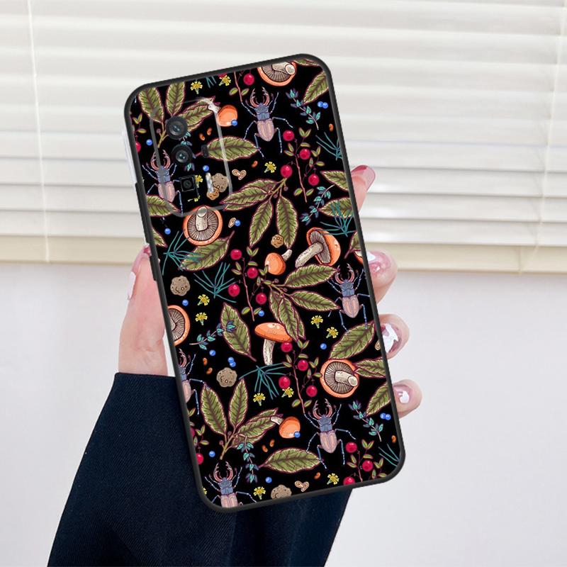 Mushroom Forest Cover For Xiaomi 11T 12T 13T 14T Pro 13 14 15 Ultra POCO X7 X6 Pro X3 X5 F5 F6 M6 Pro Case
