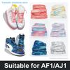 Colorful Tie-dye Flat Shoelaces Fashion AF1/AJ Sports Shoelace Stars Moon Shoelaces for Sneakers Casual Canvas Shoes 0.8CM Width
