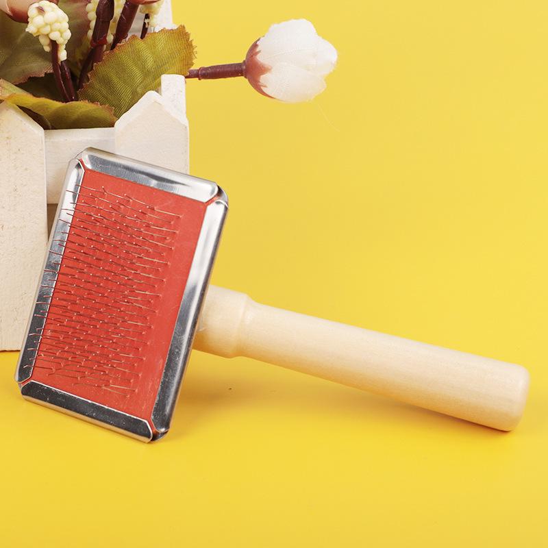 

Щетка для вычесывания и распутывания шерсти домашних животных для кошек и собак - Груминг, чистка и массажная расческа