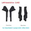 Front Rear Door Sill Pad for Tesla Model Y Juniper Model 3 Highland PU Leather Door Welcome Pedal Threshold Strip Accessories