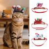 Pet Halloweenské Vlasové Doplňky pro Psy Kočky Huňatá Kroucená Pružinová Čelenka Kotě Štěně Cosplay Kostým pro Halloween Vánoční Večírek Foto Rekvizity