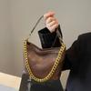 Premium Soft Leather  Bucket Bag Autumn Fashion Chain Versatile Single Shoulder Light Practical Bag