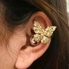 Zircon Butterfly Earphone Clips Sparkly DIY Custom Decor Personalized Headphone Accessory for Casual Outfit Earbud Ornament