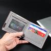 Minimalist Denim Style Foldable Wallet for Men and Women ID Card Holder Coin Purse