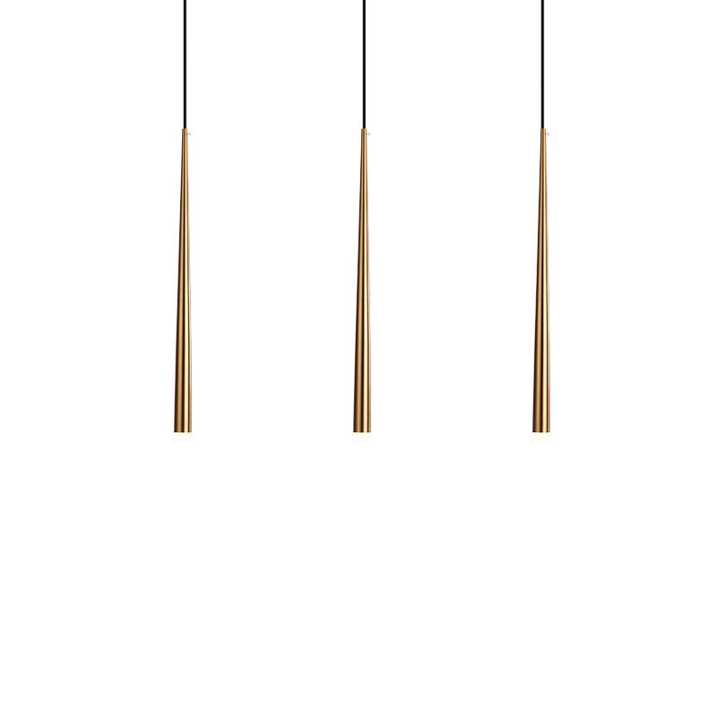 Nordische Minimalistische Hanglamp - Moderne Slaapkamer/Nachtkastlamp, Creatief Langwerpig Ontwerp, Enkele Lamp voor Restaurant of Bar Balie