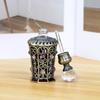 10ml Glass Roll-on Perfume Bottle, Dubai Style Enamel Embroidery with Rhinestone, Essential Oil Container