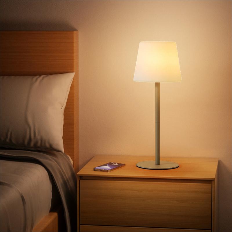 Explosive Bedroom Bedside Small Night Light PE Roller Charging Remote Control Creative Ins Atmosphere Small Table Lamp