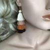 Boho Gradient Ethnic Ear Stud Bohemian Dangle Drop Earrings Multilayer Drop Long Tassel Earrings