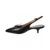 Salvatore Ferragamo Ferragamo Felli Leather Slingback Pump Black