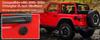 3Pcs Magnetic Keyhole Covers for Jeep Wrangler TJ JK JL Gladiator 2018-2025 Durable Decorative Sticker Easy Installation