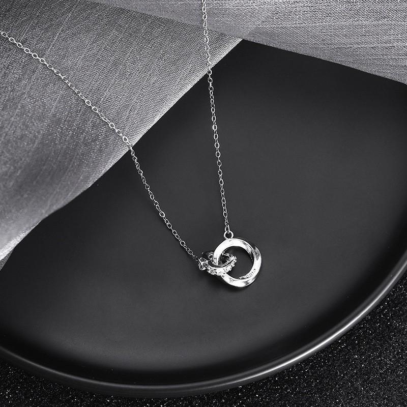 Moon Star Zircon Necklace: Light Luxury Dainty Design for Women, 2022