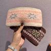 1 Stück Accessoire Farbblock-Stirnband Stilvoll Block Warm Strick Breiter Rand Haar Gestreift Gestrickt