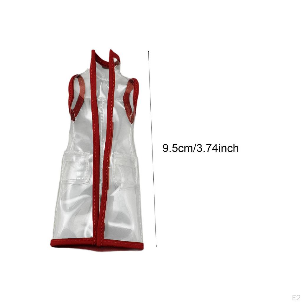 1/12 Regenmantel Kapuzenpullover Lange Jacke Cosplay Puppe Deko Figur Zubehör Trendige Miniatur