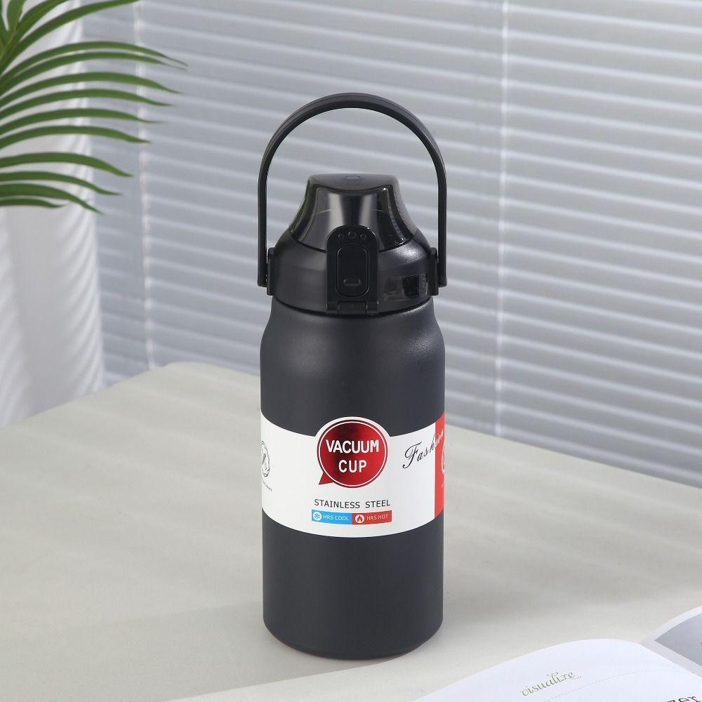 316 Stainless Steel Sports Thermos Bottle 1200ml Vacuum Flask Durable Travel Insulated Cup Office