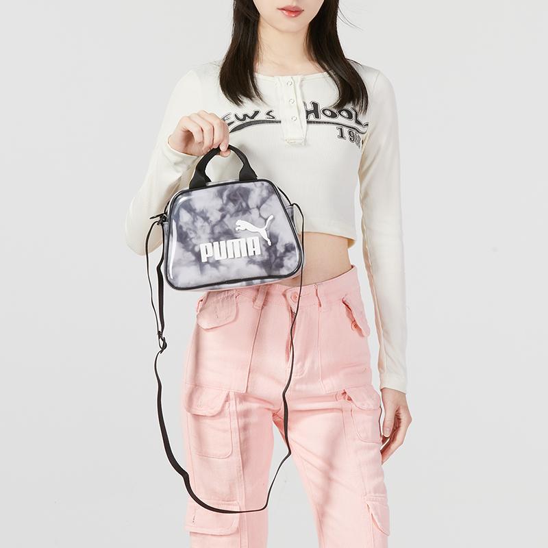 New PUMA Polyurethane Casual Bag, Crossbody Bag, One Shoulder Handbag Regular Unisex Ink Wash 079490-01
