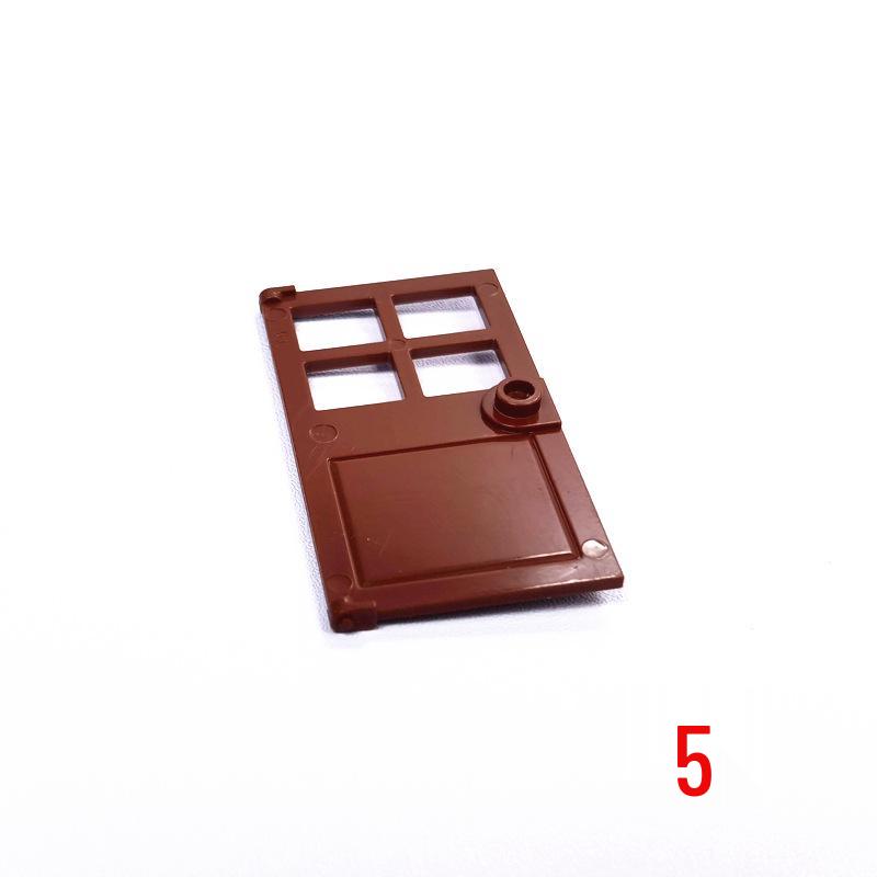 High-end MOC Mini Model City Building Blocks: Door & Window Parts