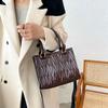New Women's Shoulder Handbag Fashion Solid Color Casual Wide Shoulder Strap Crossbody Bag PU Large Capacity Ladies Pack