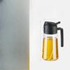 Multi-functional Oil Spray Bottle Glass TypeHouseholdFood-grade Dual-purpose Two-in-one Large-capacity Press Oil Bottle