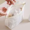 Yousheng Storage Bag Portable Mesh Shower Caddy Large Capacity Zipper Closure Portable Toiletry Caddy Quick Dry Nylon Shower Bag