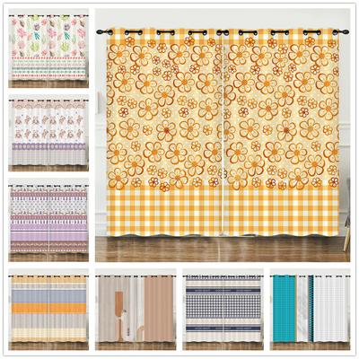 3D Fresh Printing Simple Digital Printing Curtain Blackout Punching