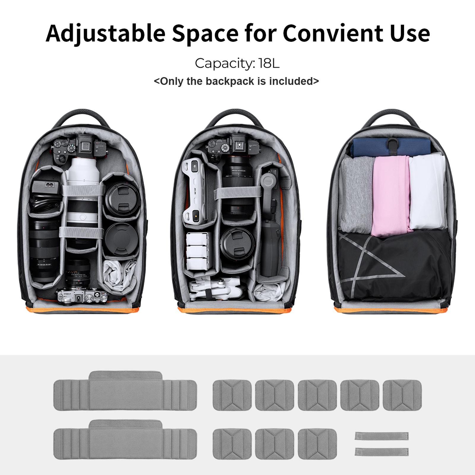 Рюкзак для камеры K&F CONCEPT — фото 8