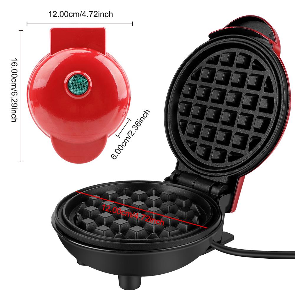 Breakfast Waffle Molds Mini Electric Waffles Maker EU Plug Mini Waffle Pot Egg Cake Oven Bubble Egg Cake Oven Pan Eggette Machine Bakeware